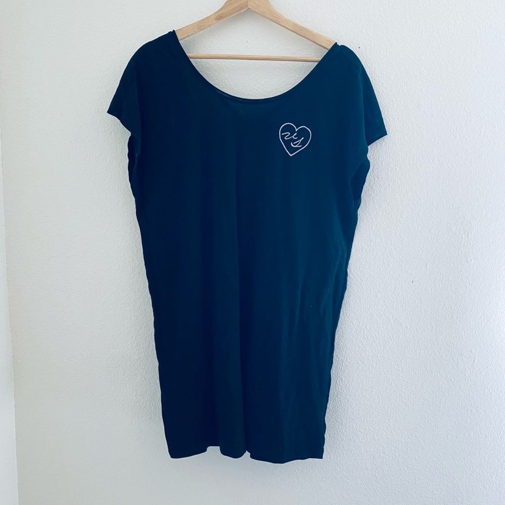 Victoria's Secret Teal Heart Pajama Tee
